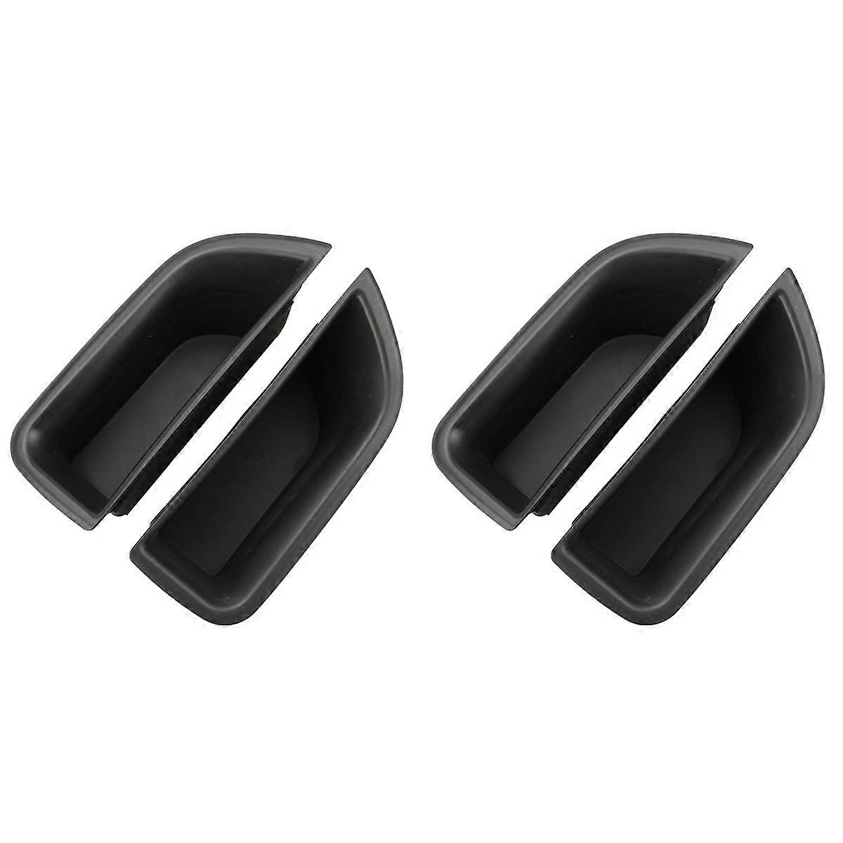 2X Car Front Door Handle Armrest Container Holder Tray Storage Box for S80 XC70 V70 Car Organizer Ac