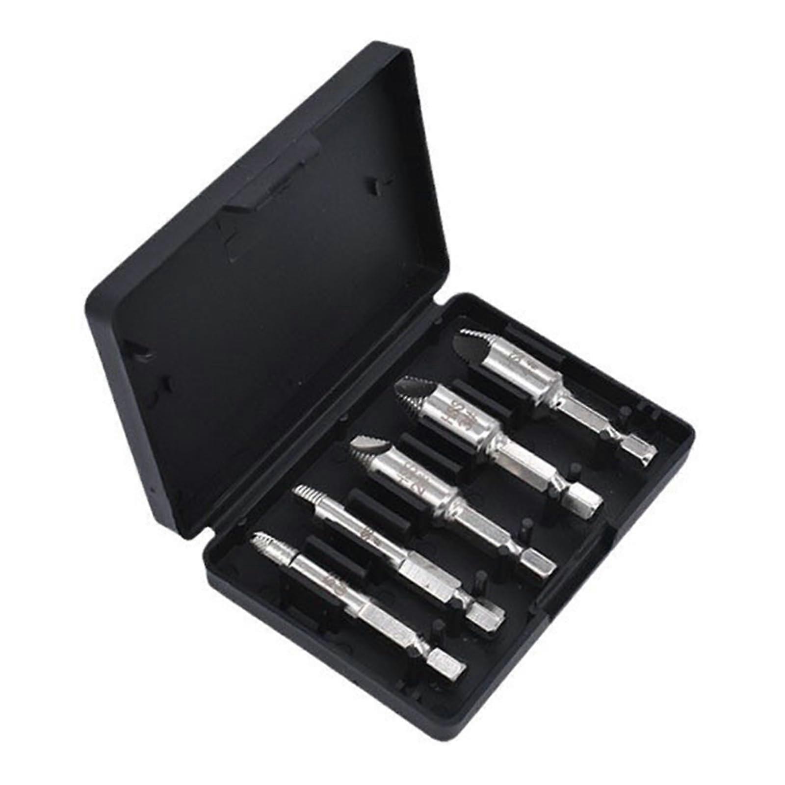 Screw extractor set, reverse thread, insulated, 4mm14mm