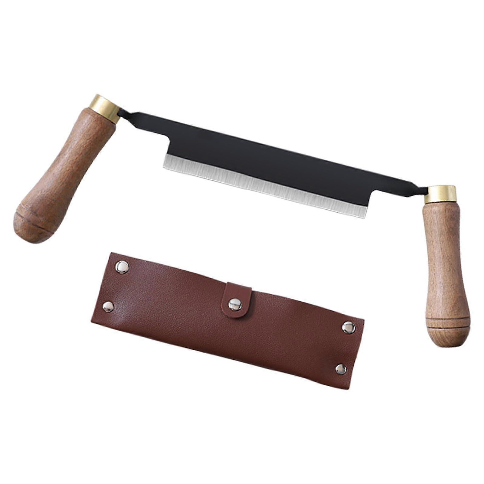 Ergonomic 4/6/8 Inch Woodworking Draw Scraper Carpentry Woodcraft Trimming Tool for Furniture Making and Renovations for Household Use, 6 Inches