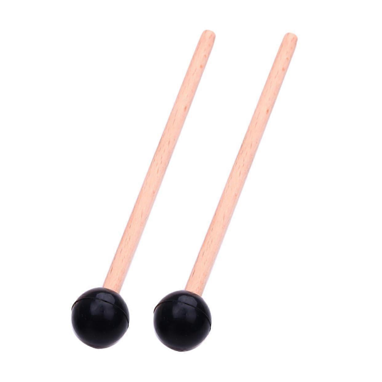 Tongue Drum Mallets Set of 2 with Rubber Grip Marimba Material, Percussion Accessories for Beginners and Professionals