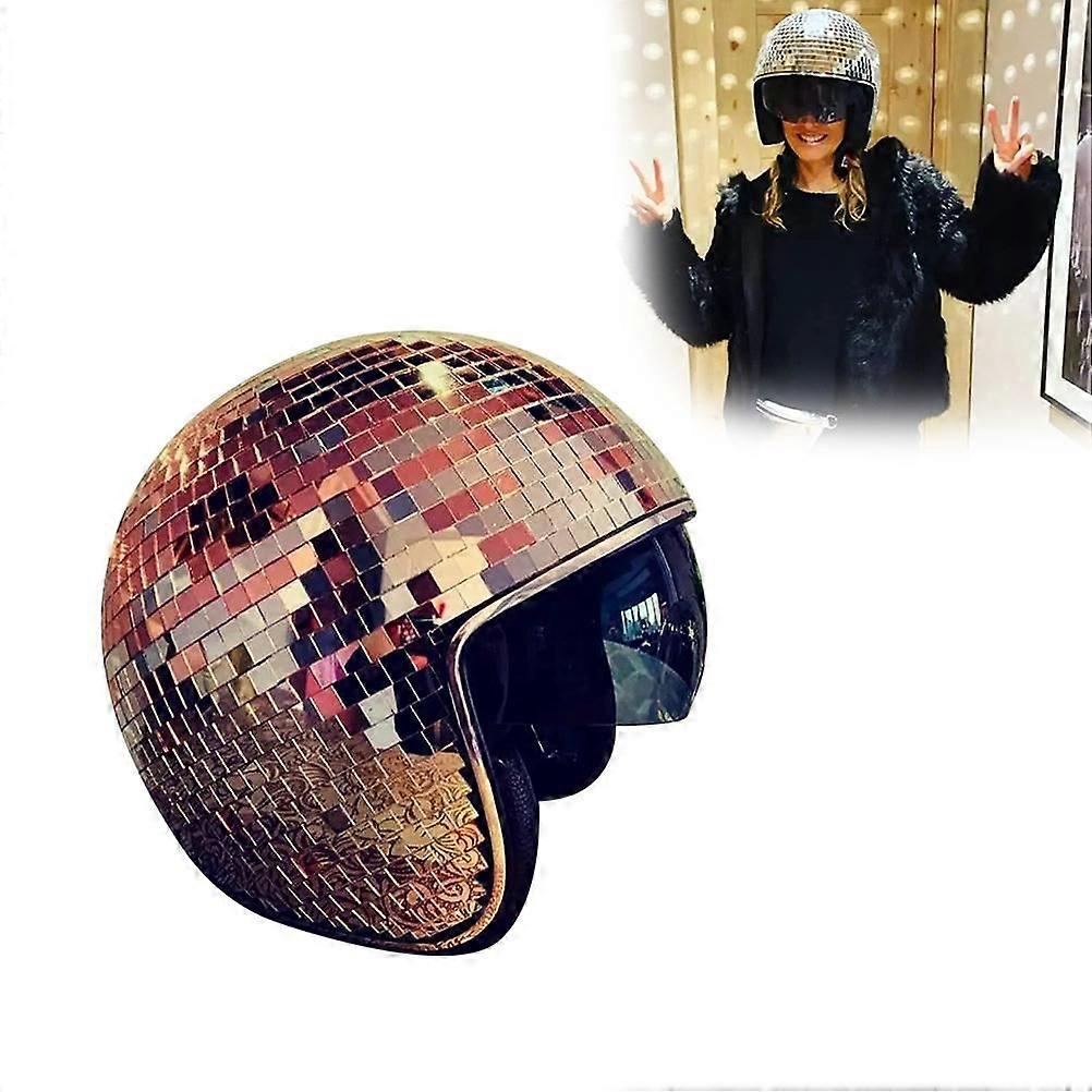 ball helmet with retractable visor for DJ club stage party