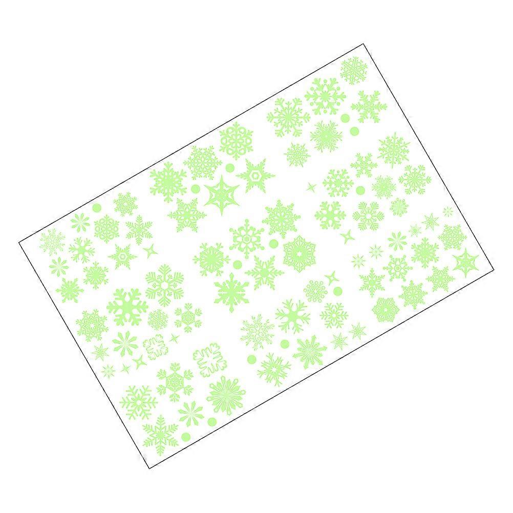 Christmas Snowflake Decor, Reusable Stickers for Home and Office, Strong Adhesion