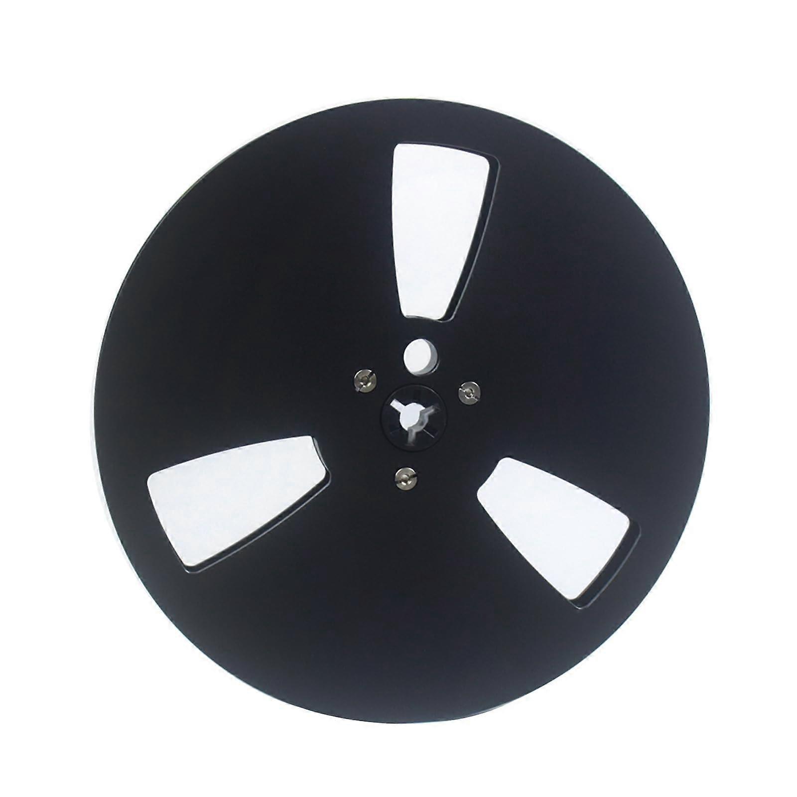 Empty Reel 1/4 Inch 17.8 cm Aluminum Alloy Spool for Tape Decks and Band Recorders, Compatible with Spool-to-Spool Systems