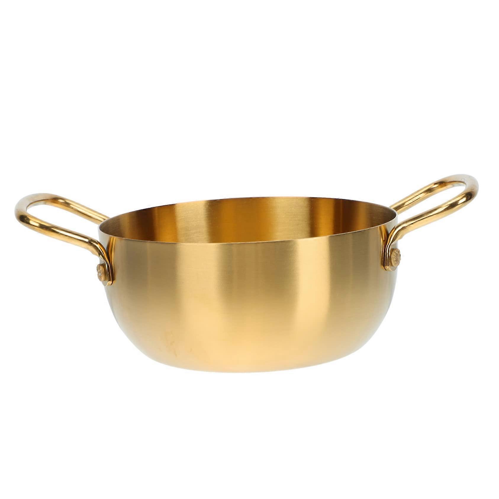 Ramen Pot Double Ear Cooking Pot For Induction And Open Fire Versatile Noodle And Soup Pot For Home Safe Design With HeatResistant Handles