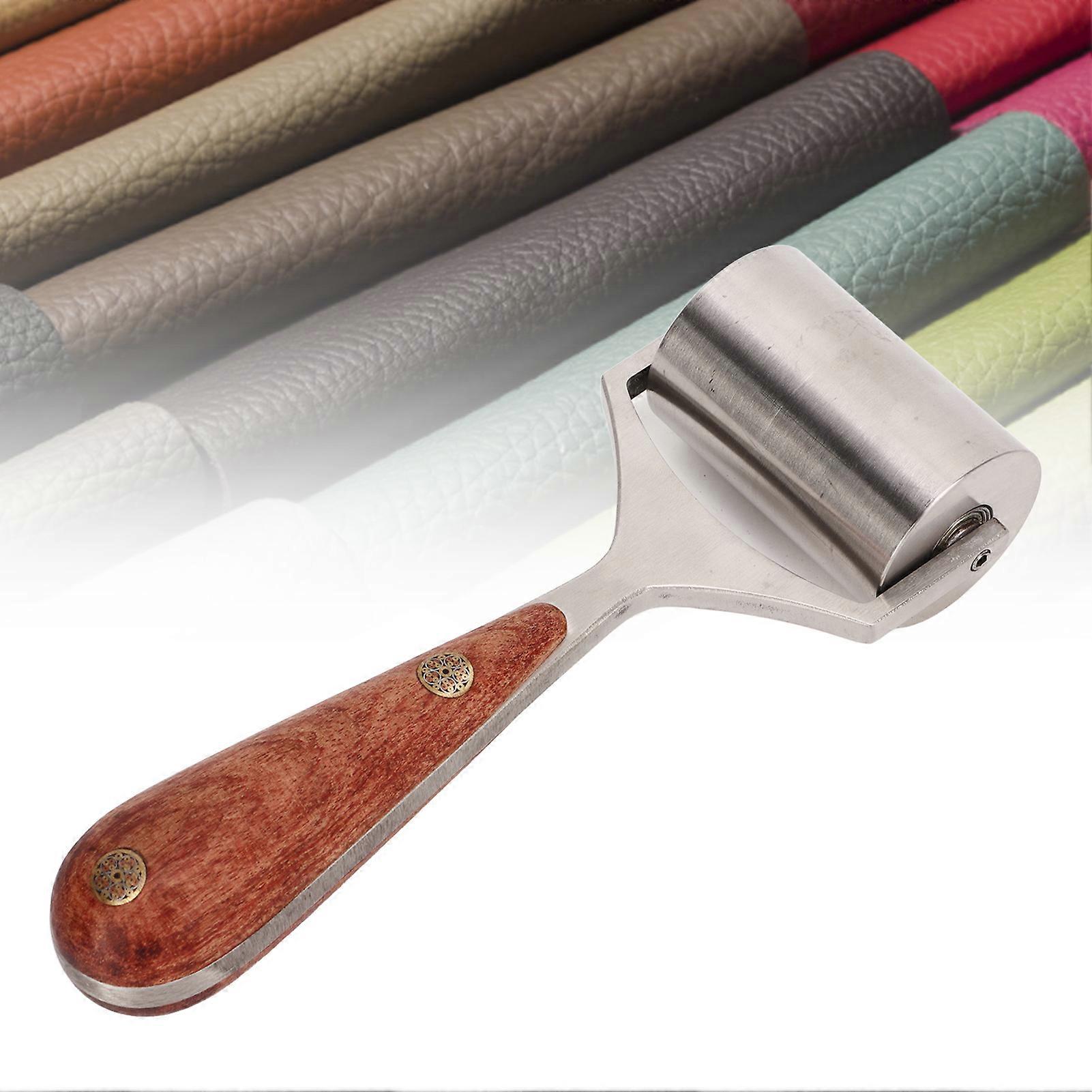 皮革滚筒高硬度符合人体工程学的专业皮革压辊，用于DIY皮革工艺品