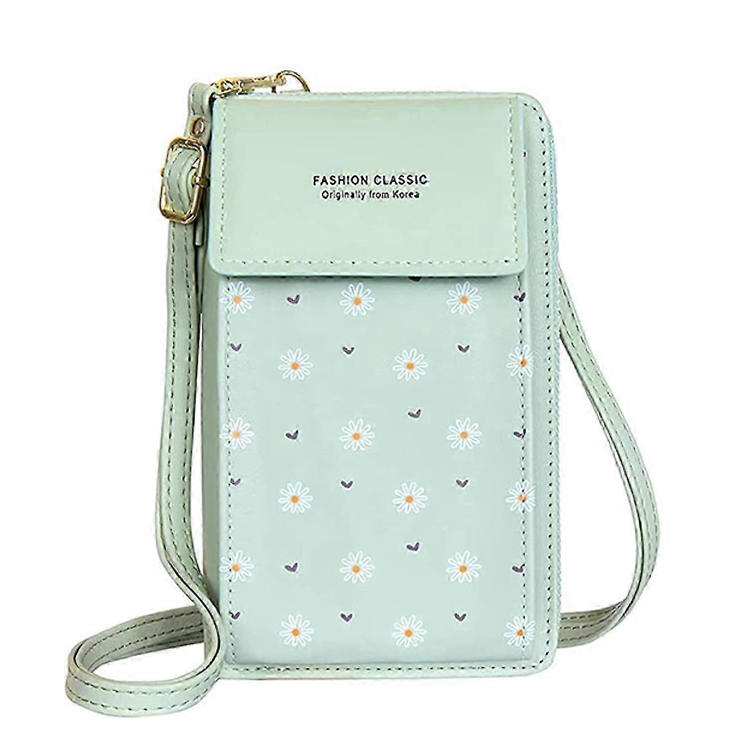 "Bolso de teléfono celular para mujer (verde)"