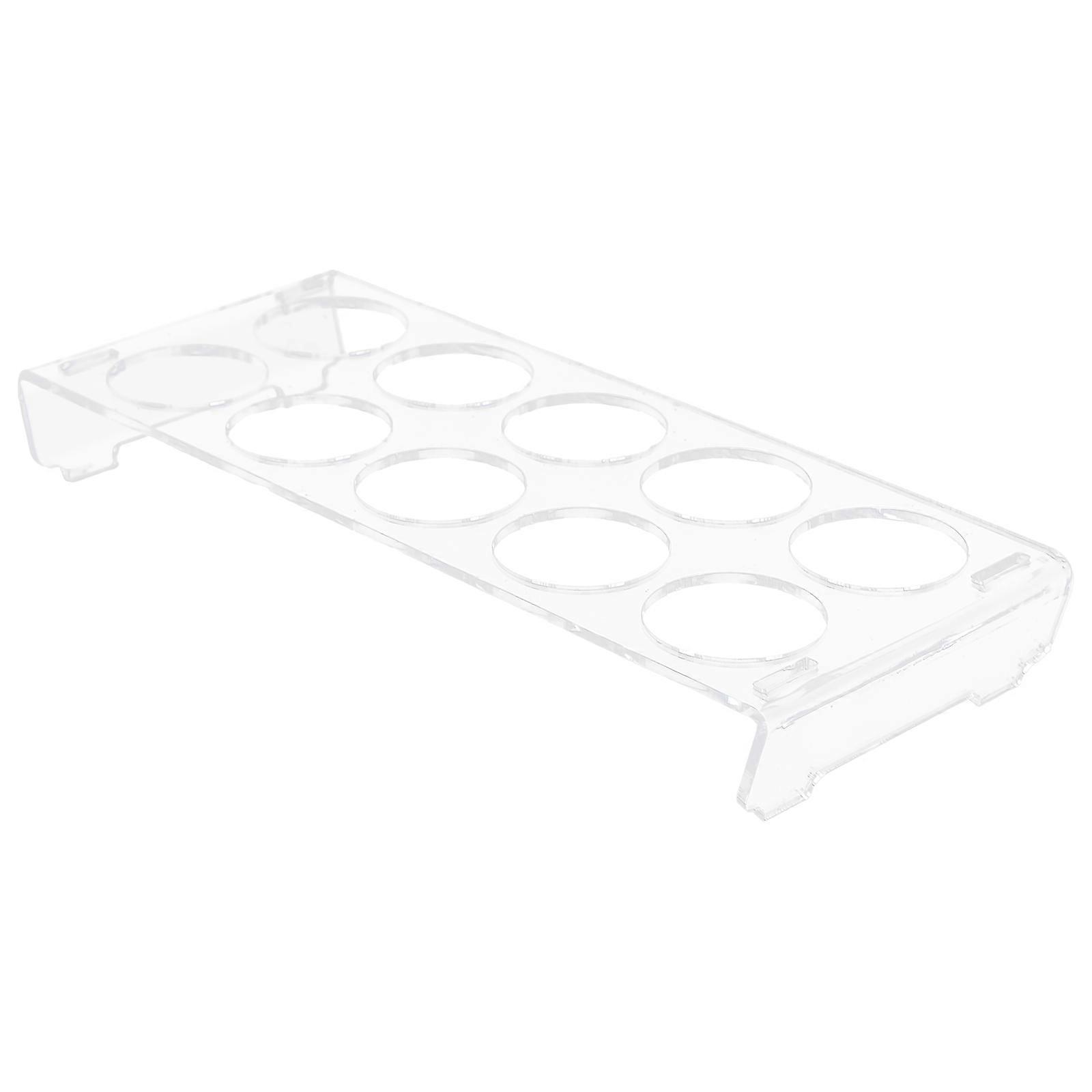 Acrylic Egg Storage Container for Kitchen Organization with Multi-grid Design Preventing Crushing in Transparent Color 1Set
