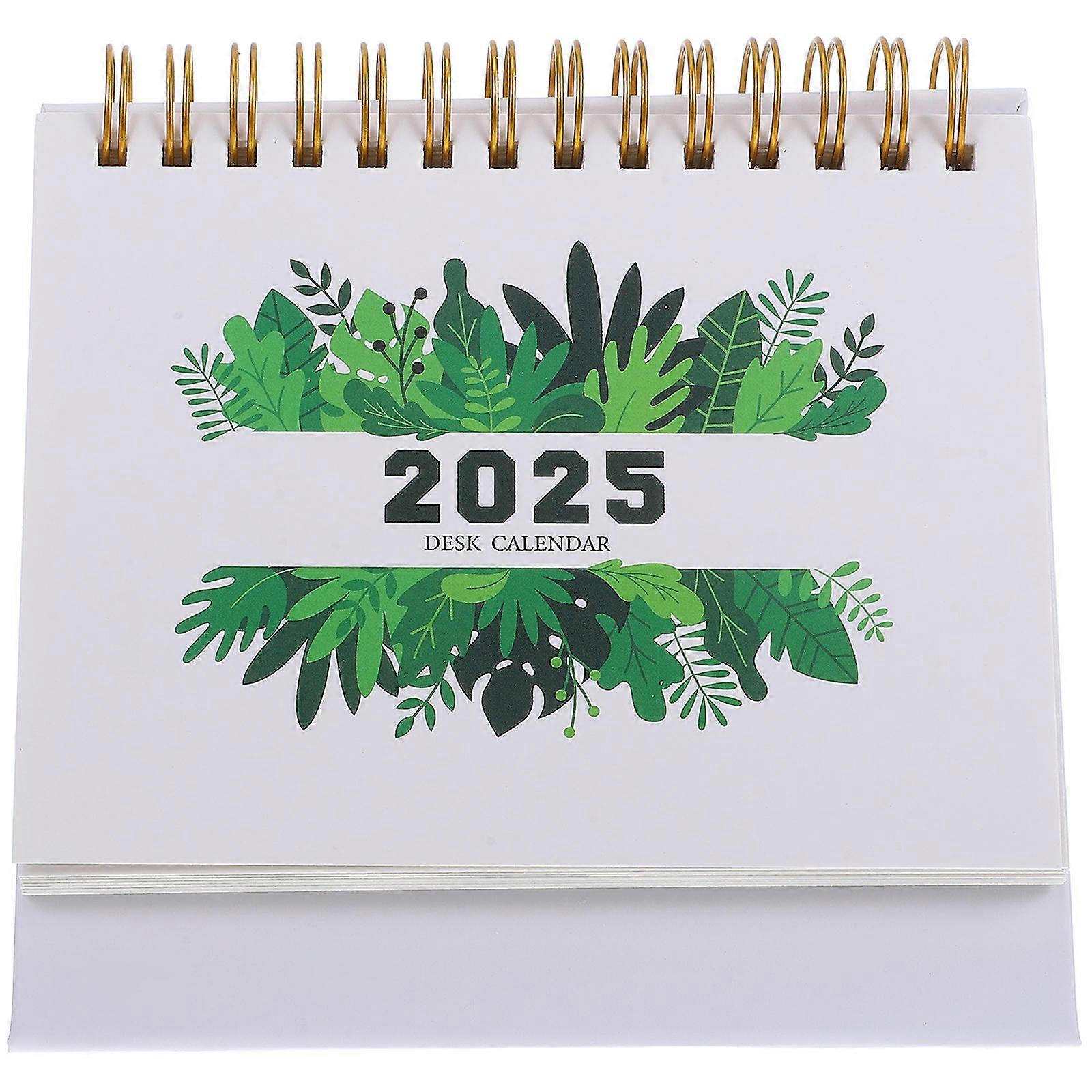Modern Mini Desk Calendar Standing Planner Year Of The Snake For Home Decor 1Pack