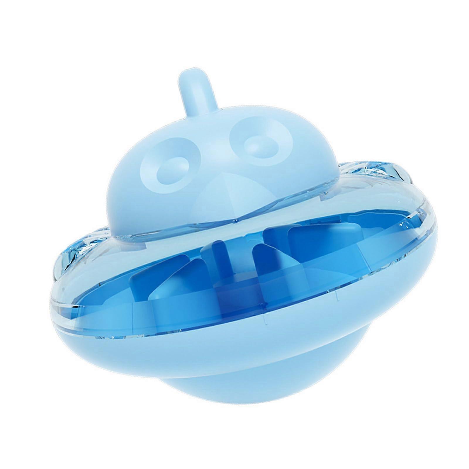 Interactive Pet Wobbler Treat Ball Cat and Dog Puzzle Toy, Food Dispenser, Blue, Available in Multiple Sizes