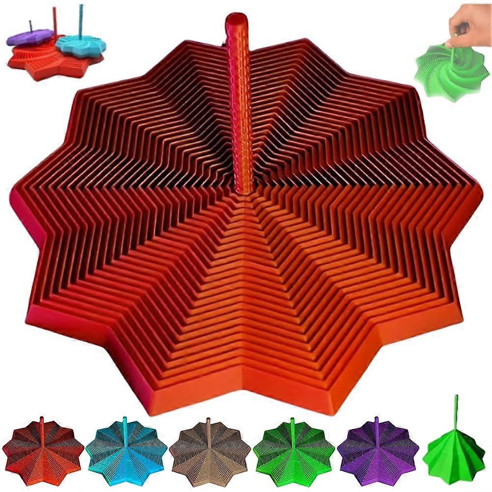 Anti-stress Fractal Fidget Hexagon Portable Playing Sensory Toy Hexagon Spiral Mindful Meditation Tool