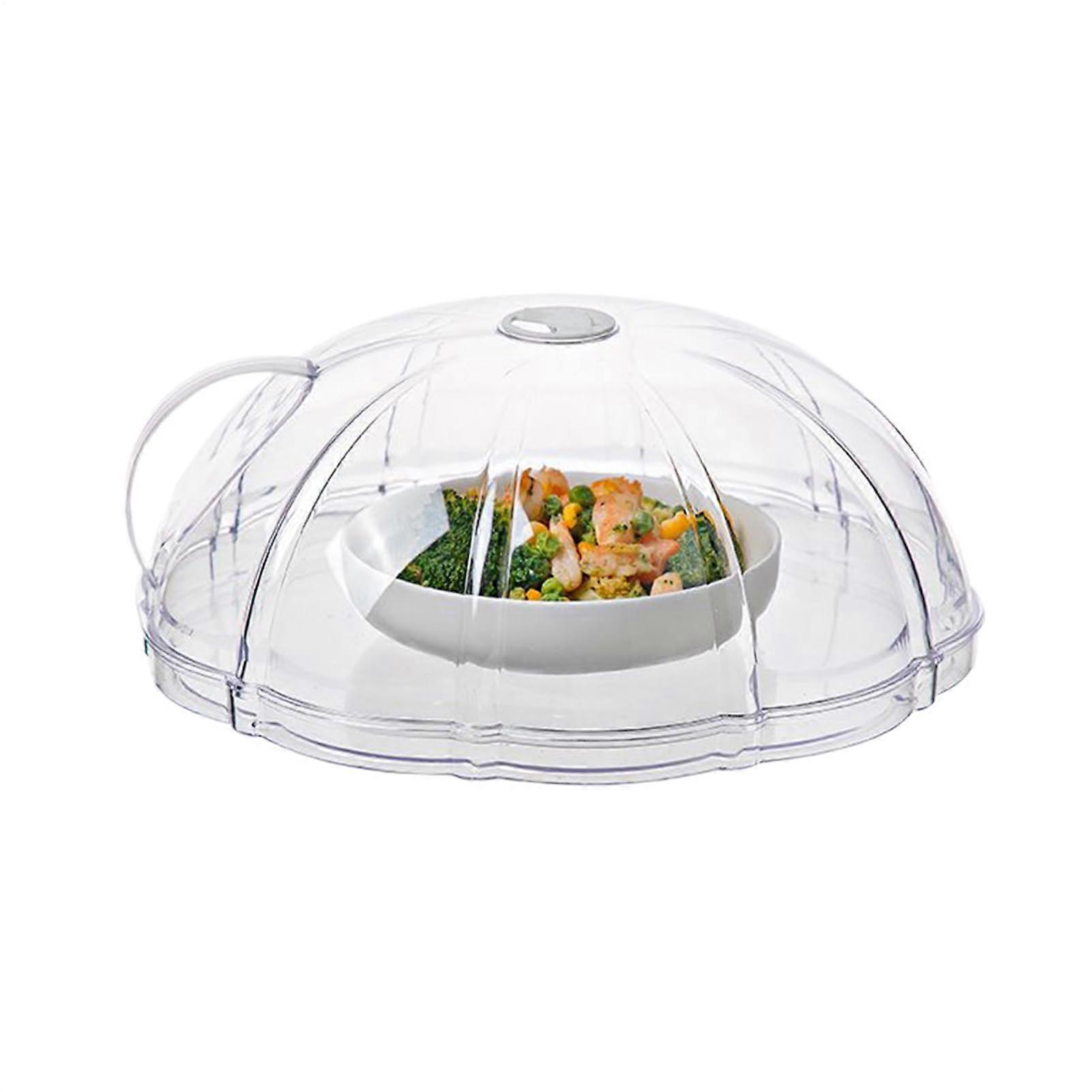 Microwave Cover, Bowl Attachment For Oven And Microwave - Transparent Splash Guard For Oven, Microwave With Chassis