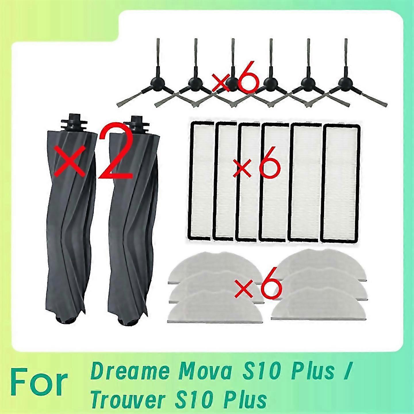 For 20 Pcs For Dreame Mova S10 Plus Sweeping Robot Cleaner