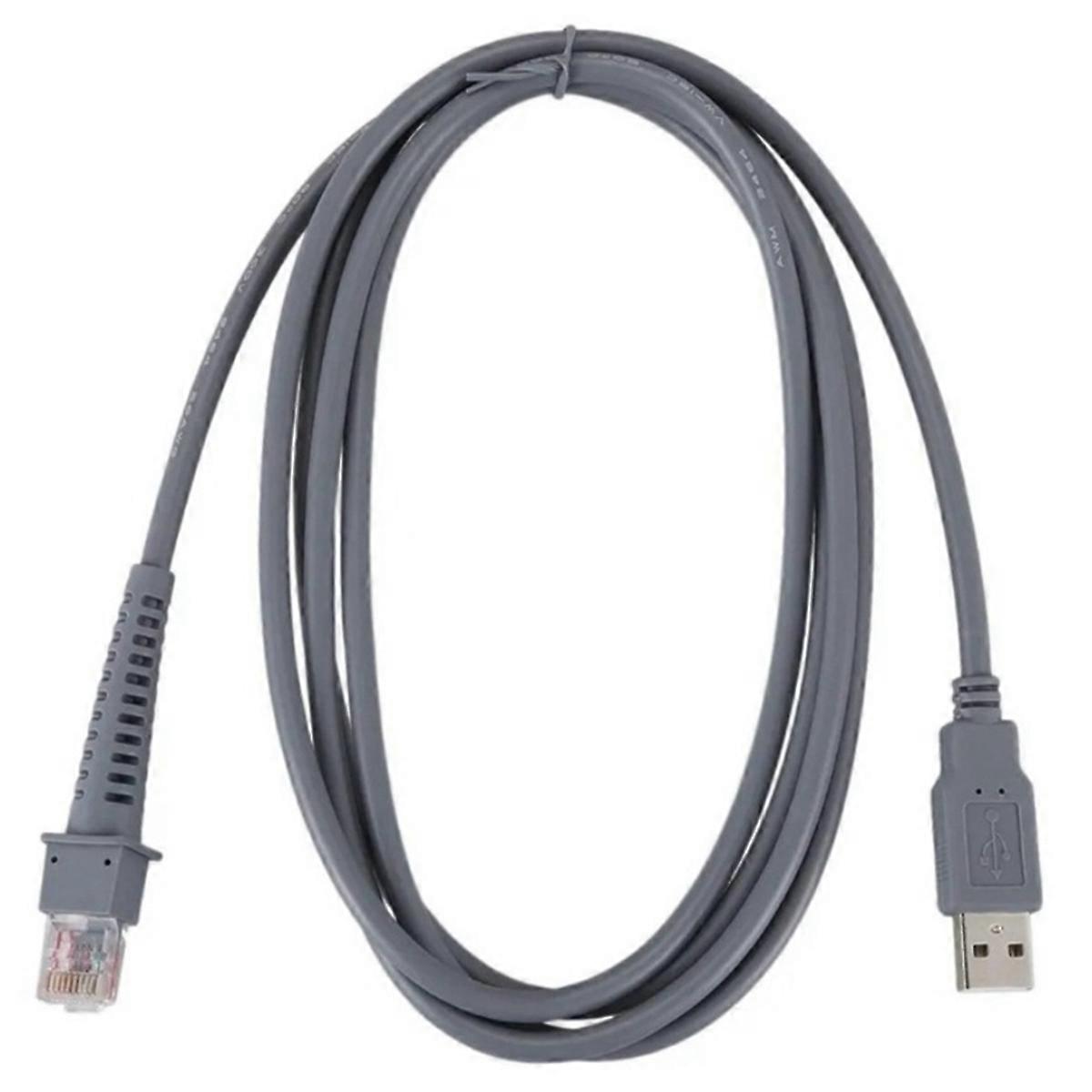 2M USB Cable USB-A Male to RJ45 Cable for CAB4120 QD2130 QD2110 GPS4490 Barcode Scanner