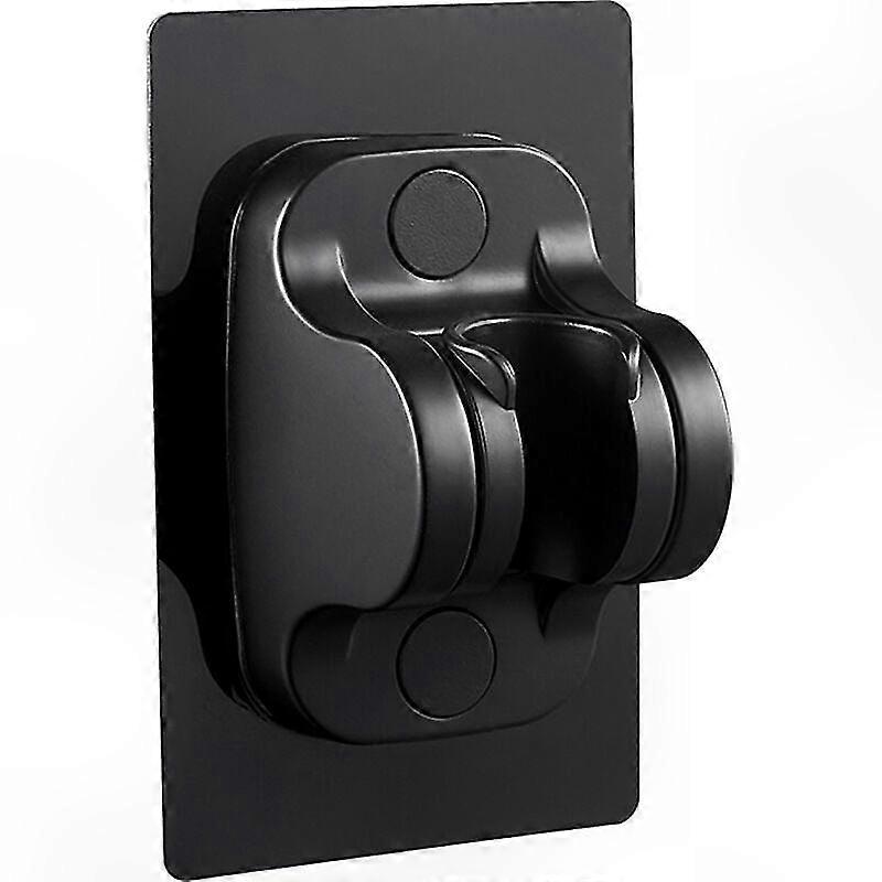 No Drilling Shower Head Holder - 12cm - Strong Link - Adjustable Angle - Black