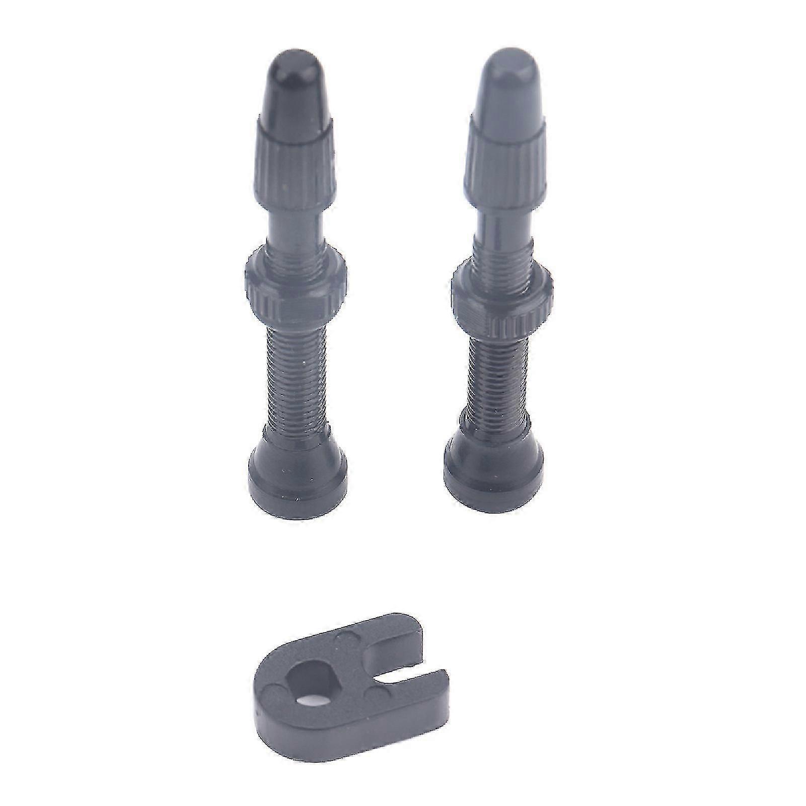 2pcs 40mm Cycling Tubeless Valve Stem Kit