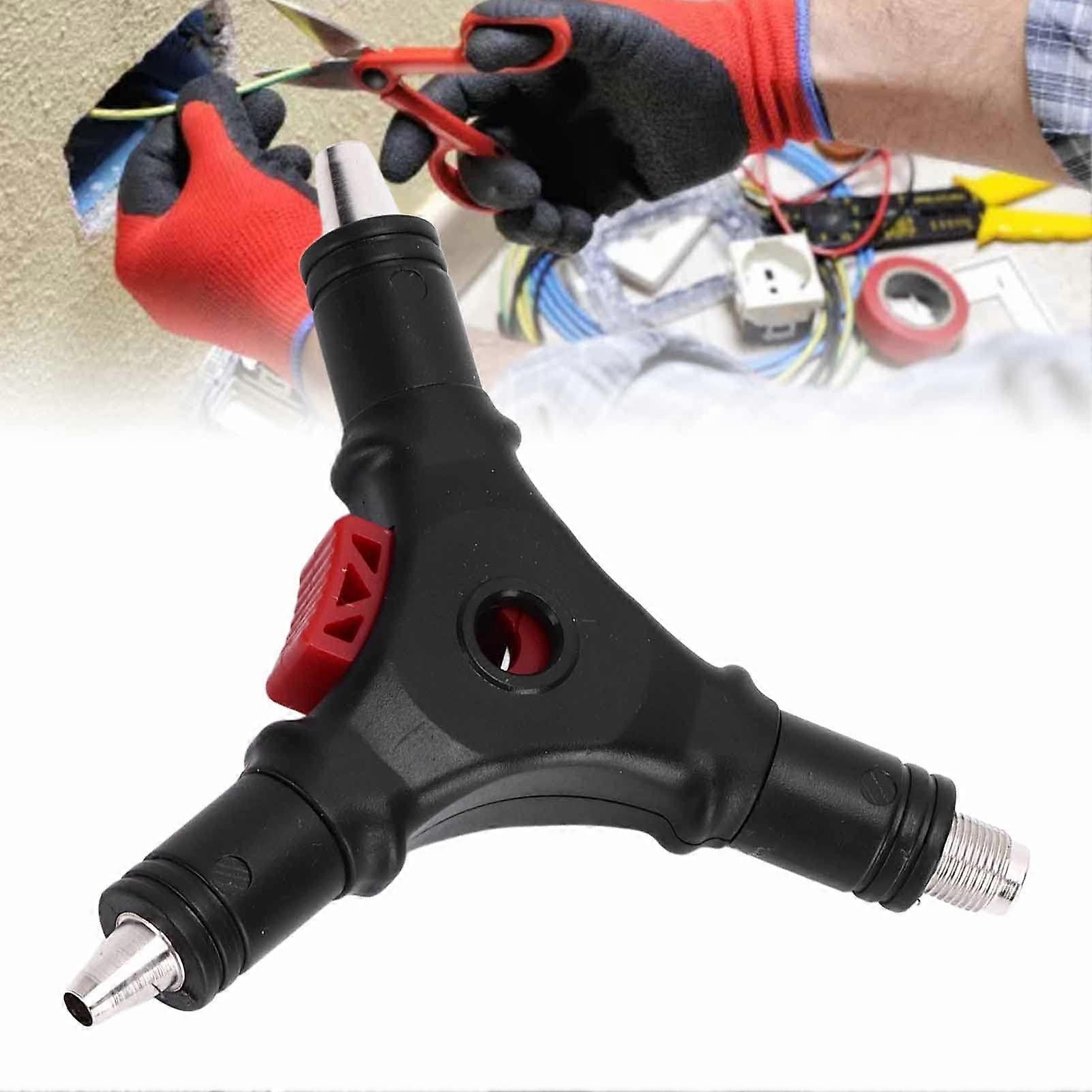 4 in 1 F Connector Wire Stripper Compression Tool for RG59 RG6 Coaxial Cable