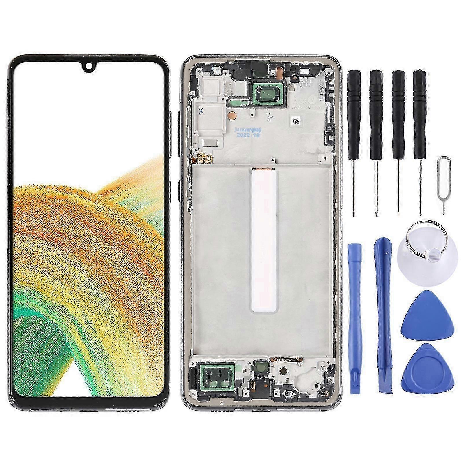 incell LCD Screen For Samsung Galaxy A33 5G SM-A336 Digitizer Full Assembly with Frame,Not Supporting Fingerprint Identi SZRH A-C