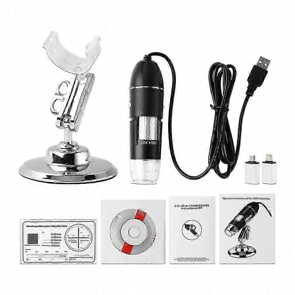 Dermatoscope Scalp Skin Analyzer Machine 1600X Magnification for Facial and Body Analysis, Professional Beauty Health Electronics Microscope