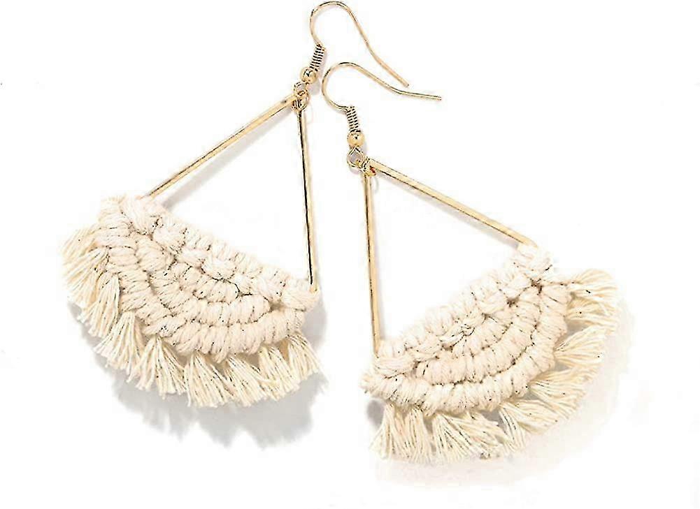 Bohemian Handmade Fringe Tassel Dangle Drop Statement Earrings For ...