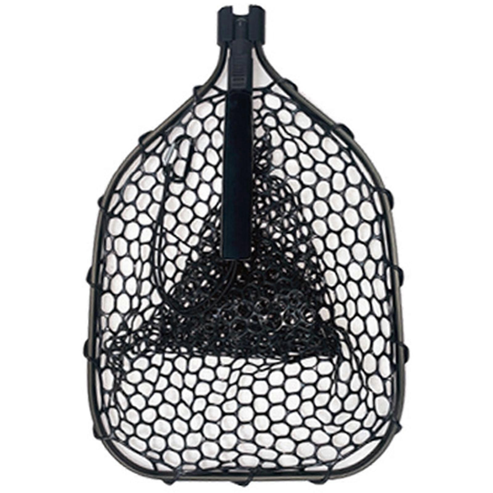 Foldable Fish Landing Net for Safe Fish Catching Fishing Net Collapsible Handle Freshwater Saltwater Fishing Equipment Multicolor