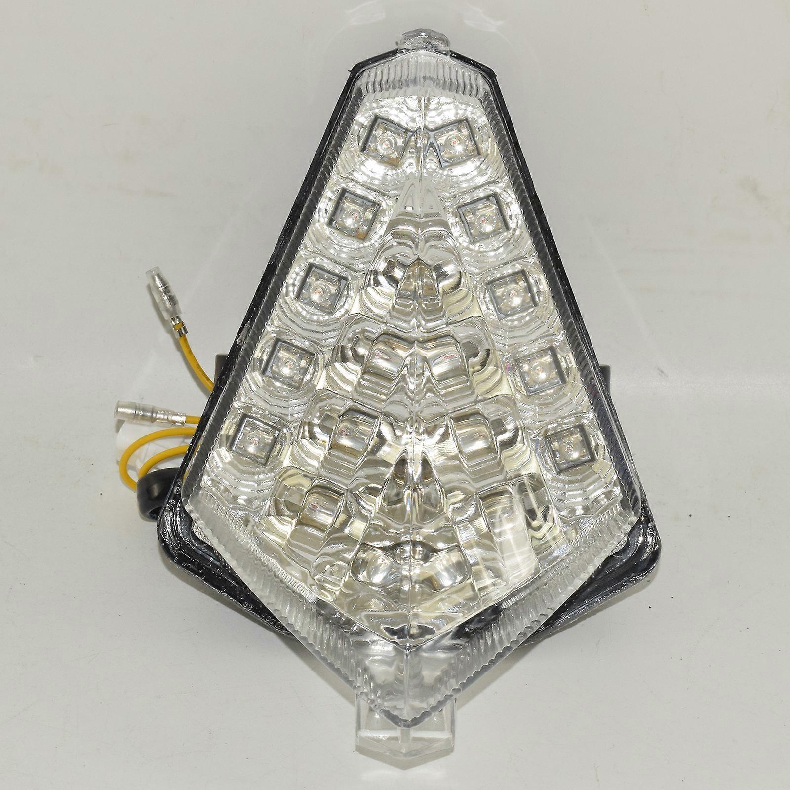 For Yamaha YZF R1 2007 2008 Chrome Tail Light Brake Turn Signals Integrated LED Light