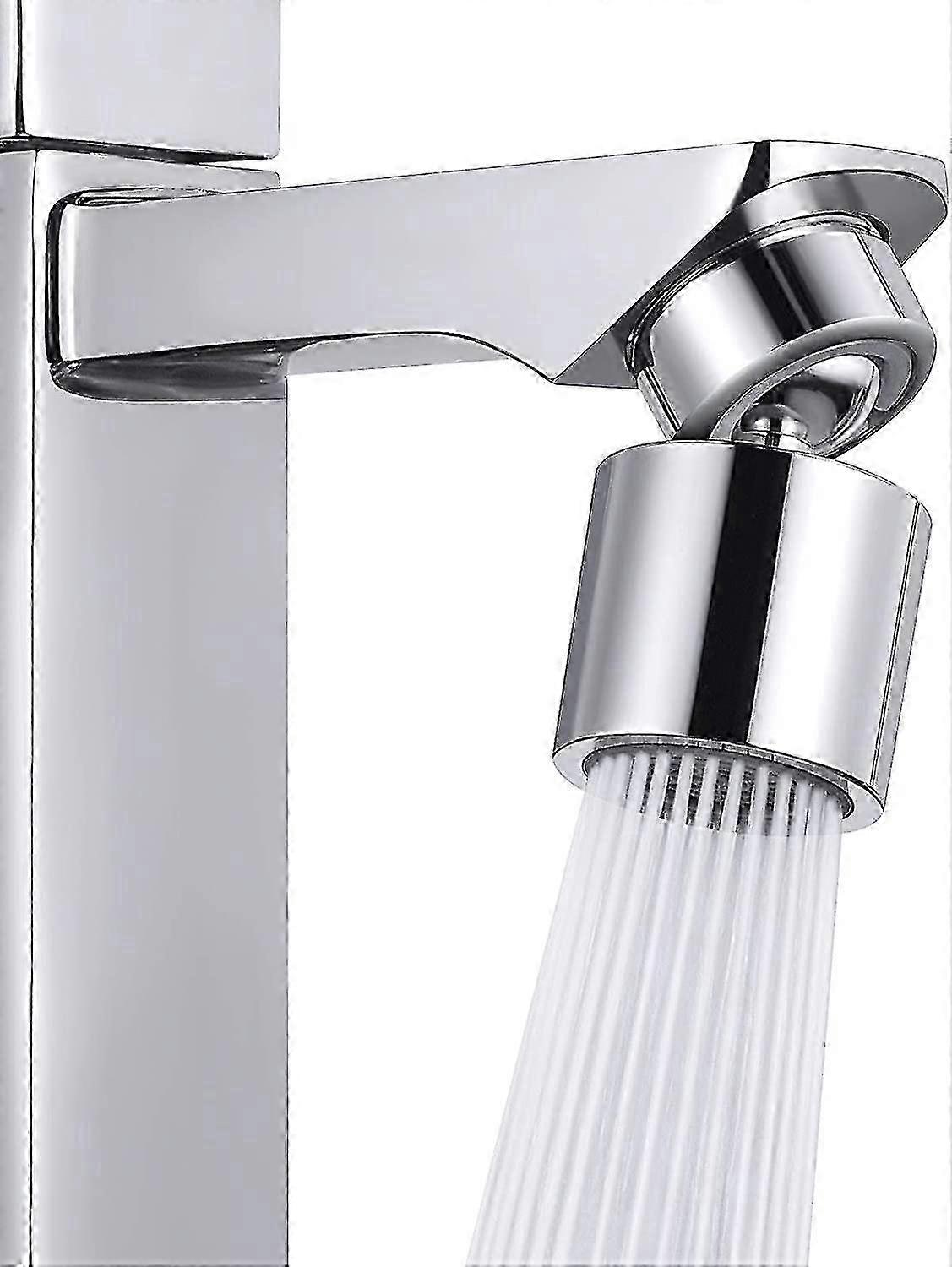 Swivel Faucet Aerator, 2 Modes Adjustable Kitchen Aerator Faucet-with 22mm Female Thread Adapter