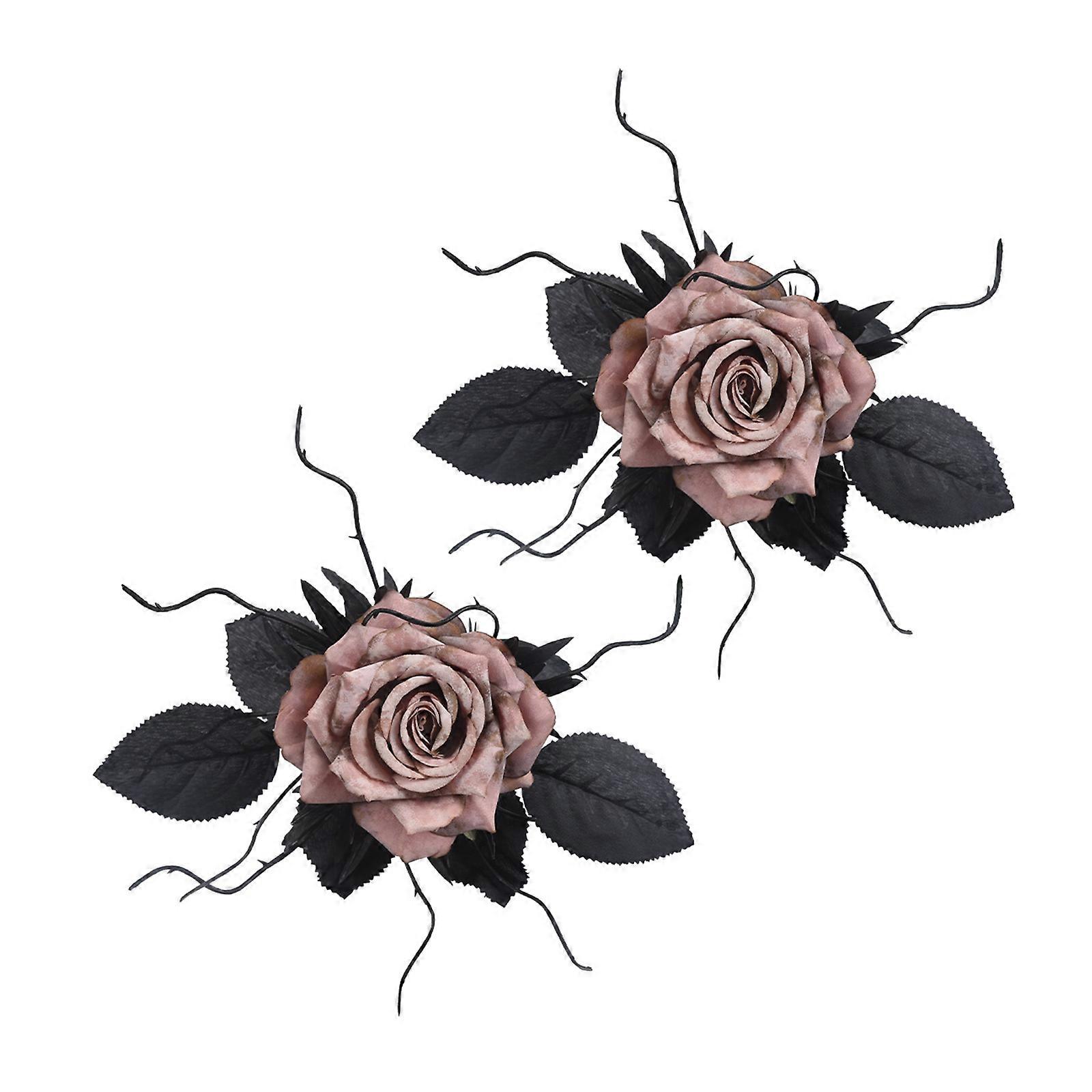 No Drilling Drapery Holdbacks Holder Curtain Tiebacks Flower Window Curtain Bind Clips Decorative Curtain Holdbacks  Rustic brown