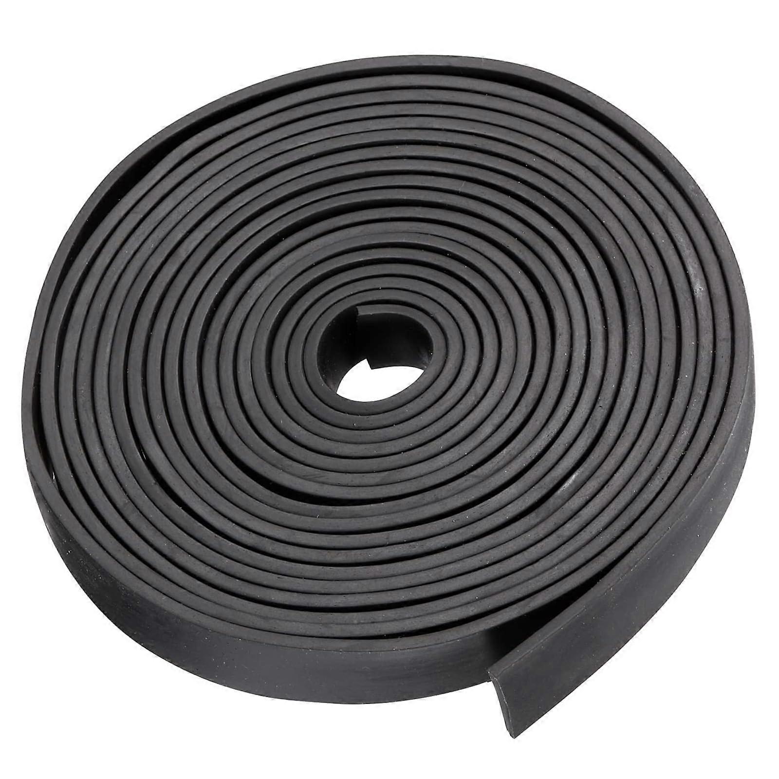 Neoprene Rubber Sheet Roll, 3mm Thick X 15mm Wide, 2m Long, DIY Gaskets Sealing And Padding, Vibration Damping