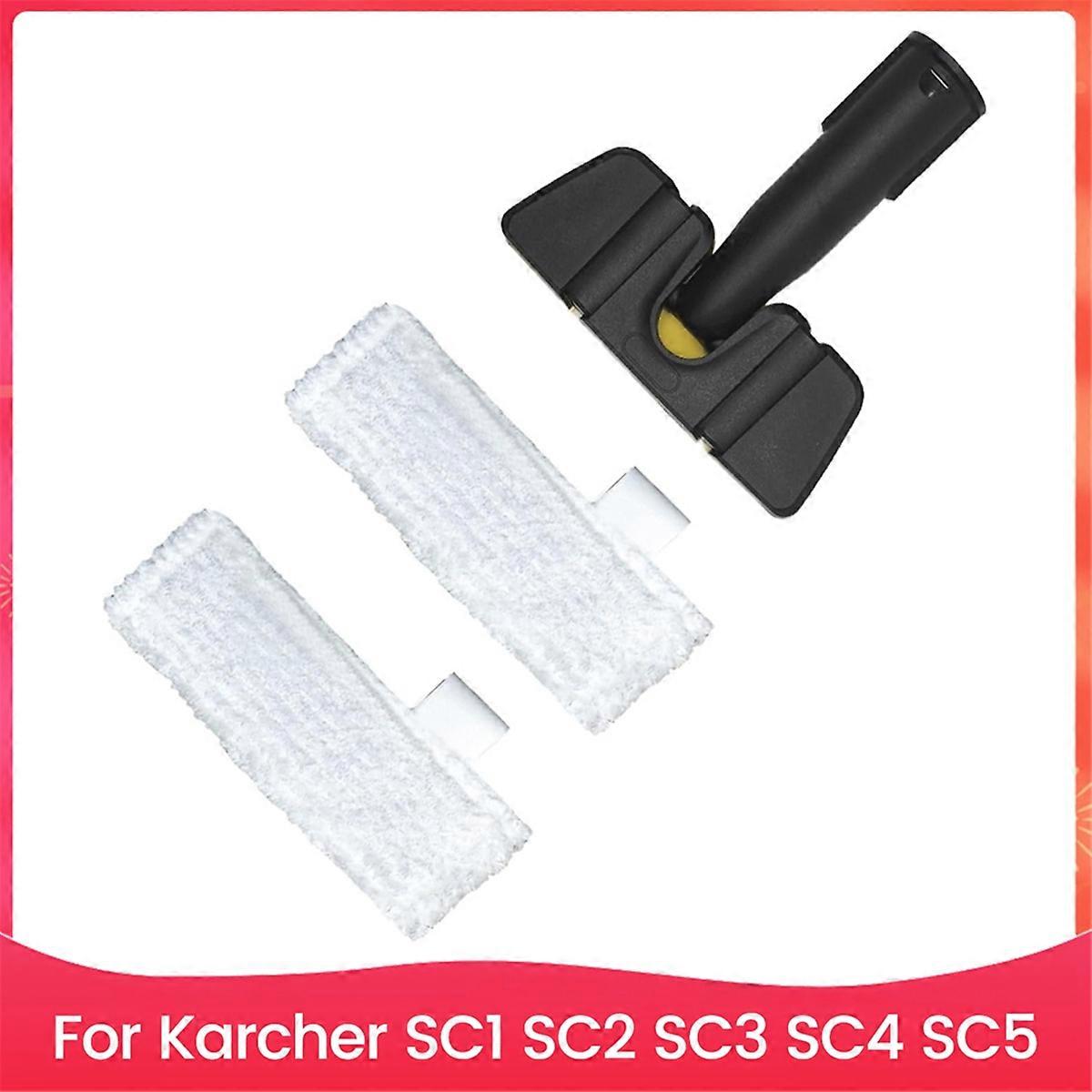 Steam Cleaner Hand Nozzle Tool Brush with Microfiber Mop Pad for SC1 SC2 SC3 SC4 SC5 Steam Cleaner Parts