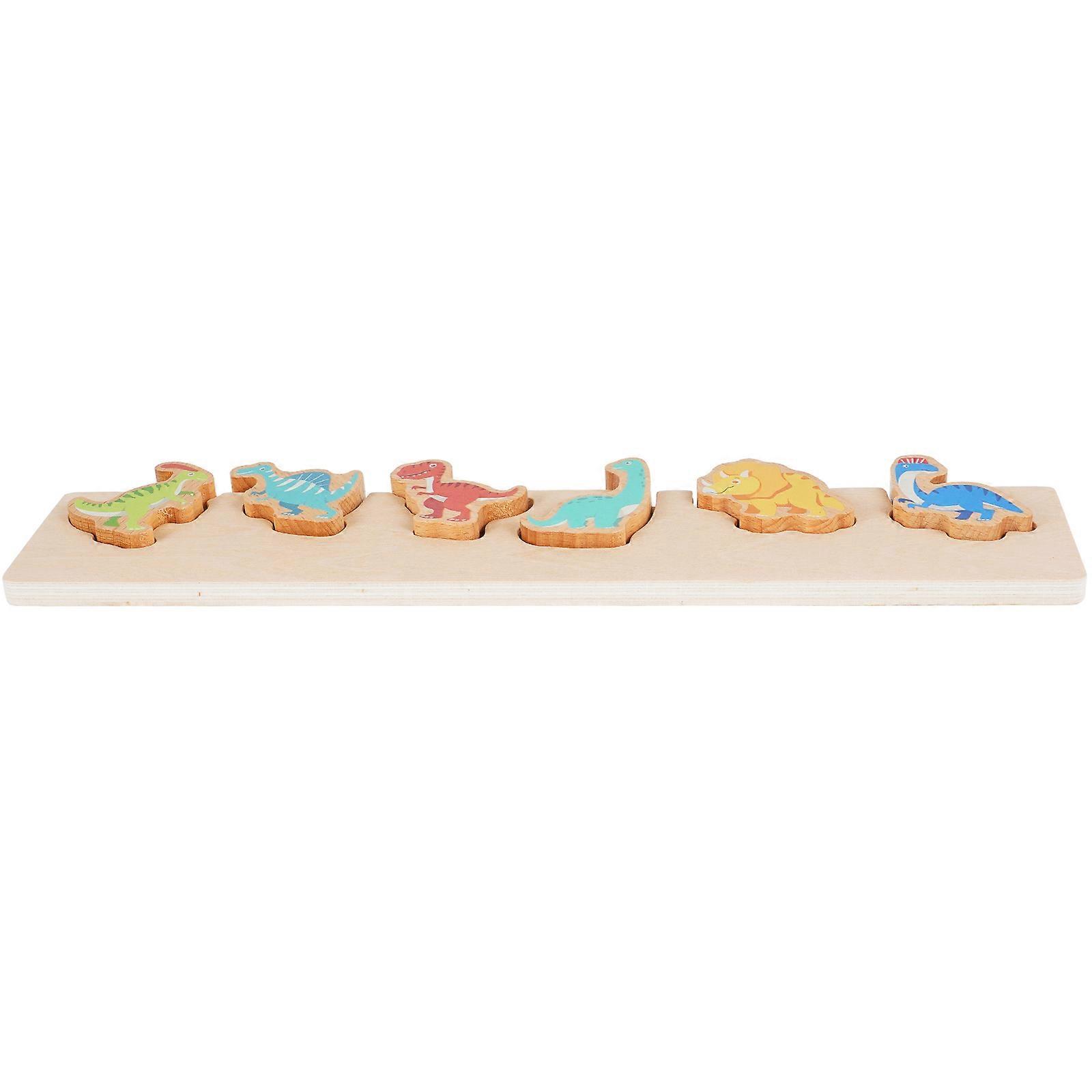 Wood Cognitive Board Toy for Kids with Assorted Colors and Smooth Edges 1 Set