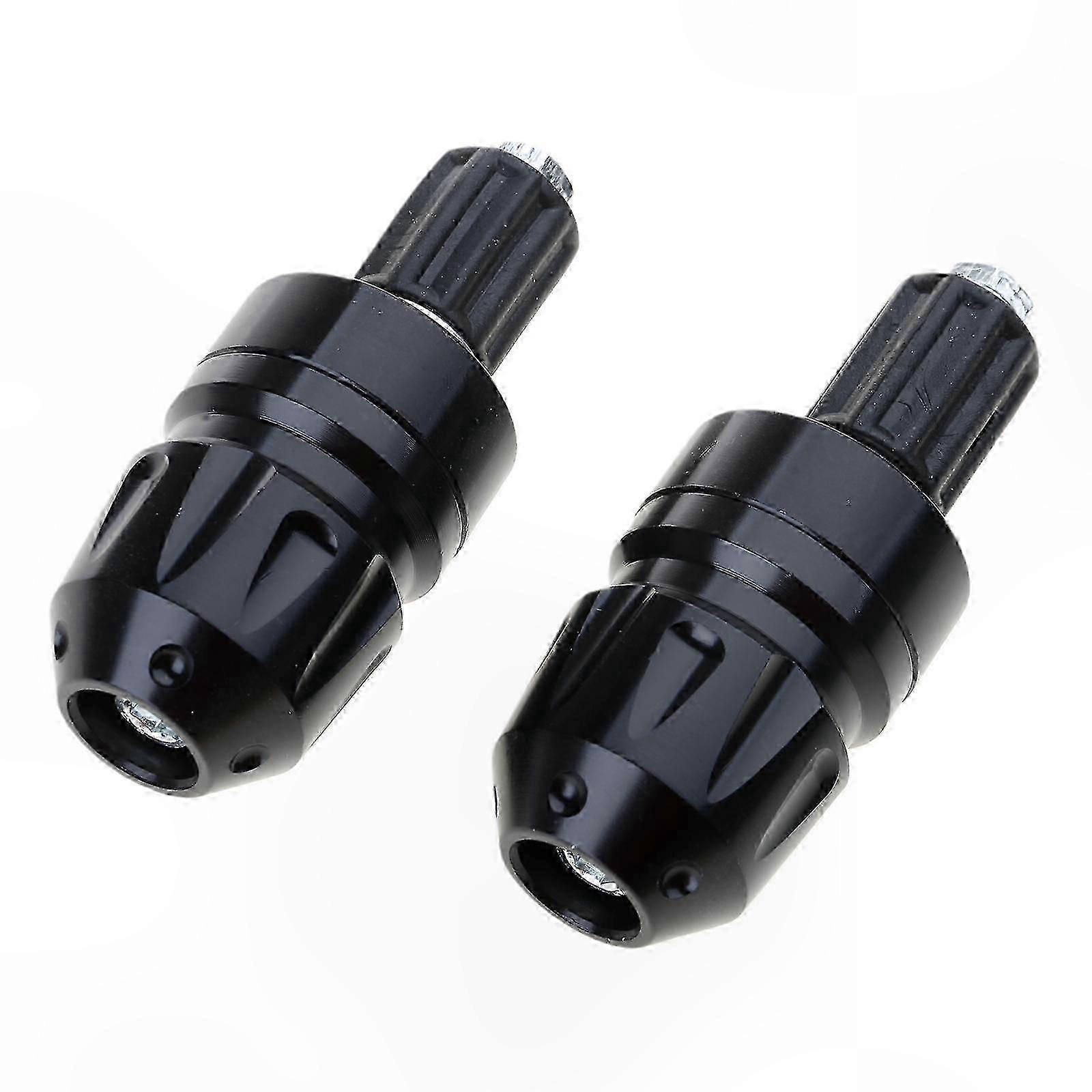 1 Pairs Aluminum Bar End Plugs Handlebar End Plugs Handlebar Caps for Most Motorcycle Grips Ends Handle Bar Caps