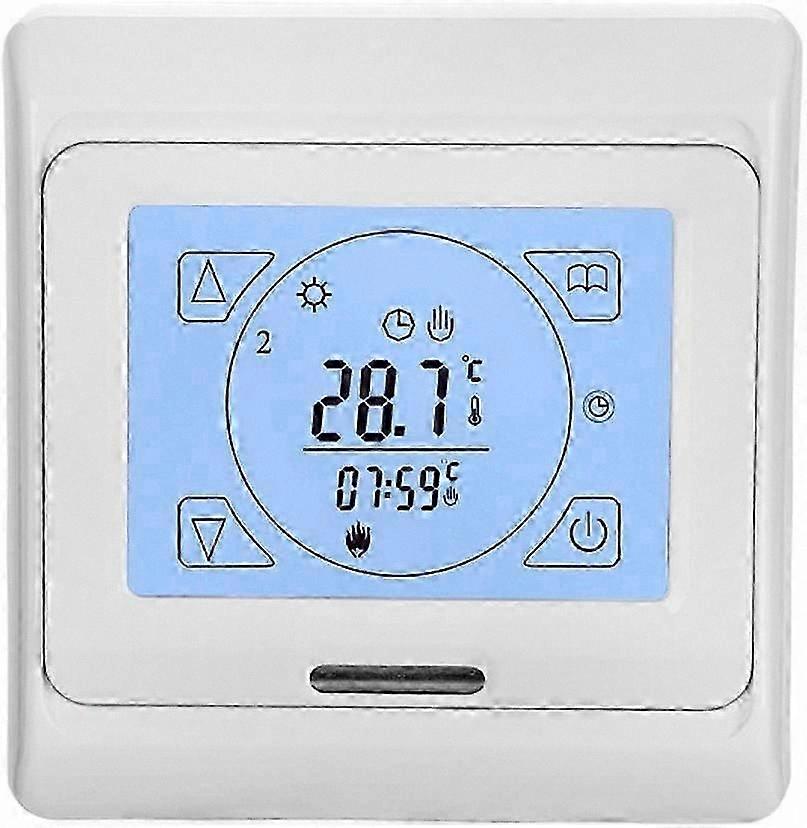 Touch Screen Programmable Thermostat for Electric Floor Heating Systems