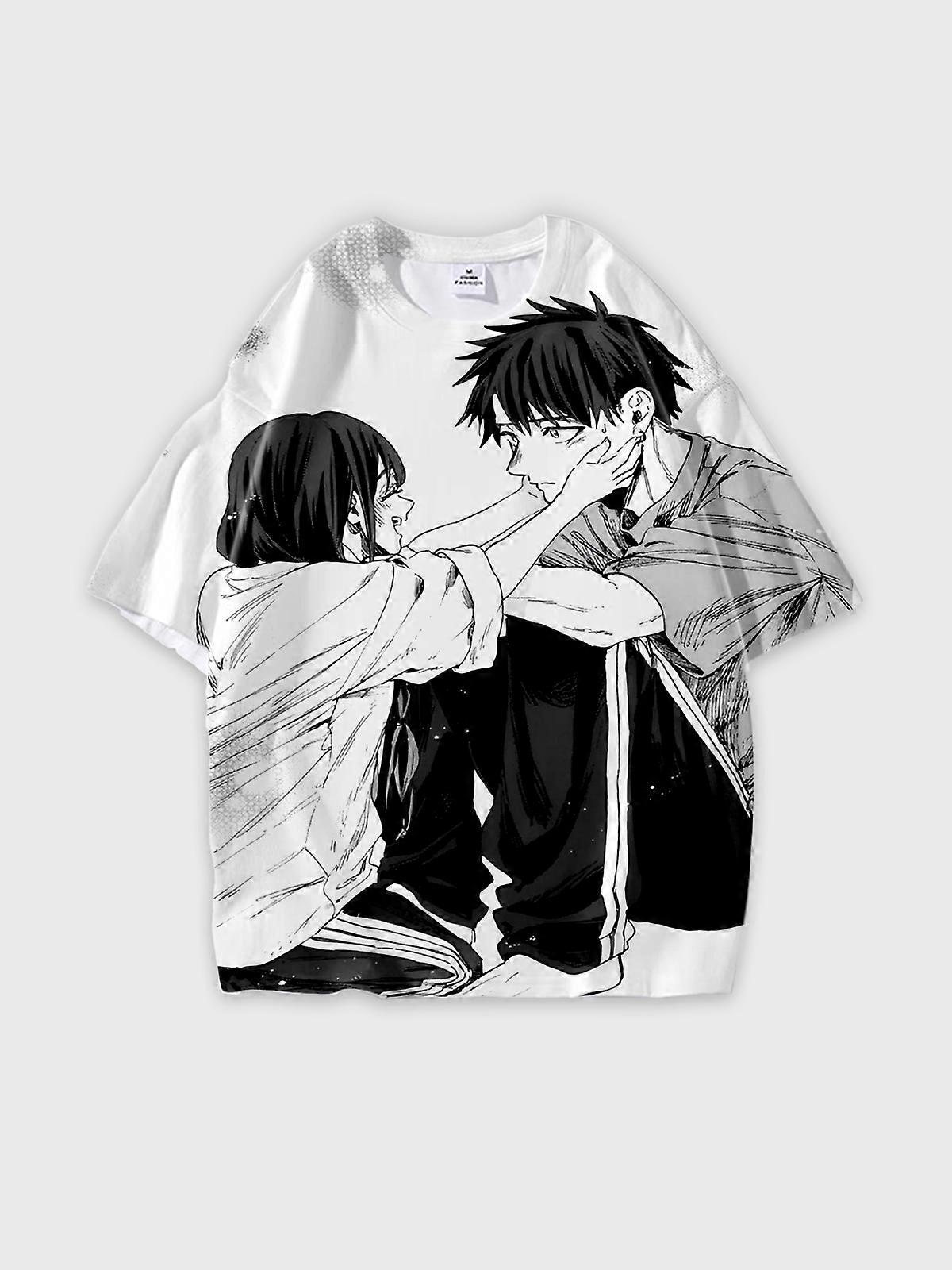 T-Shirt Short Sleeve Round Neck, Summer Casual Loose Graphic Tee, Unisex The Fragrant Flower Blooms with Dignity W07