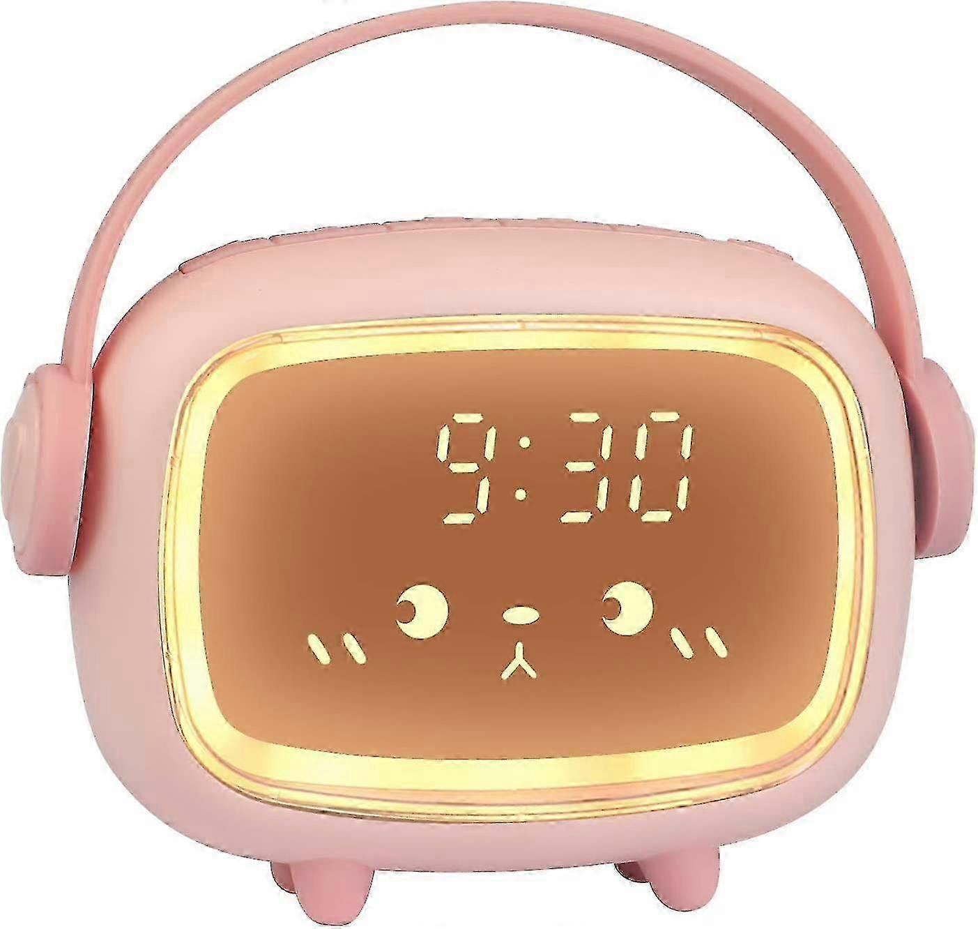 2025 Children Sleep Training Alarm Clock, Sleep Trainer,pink