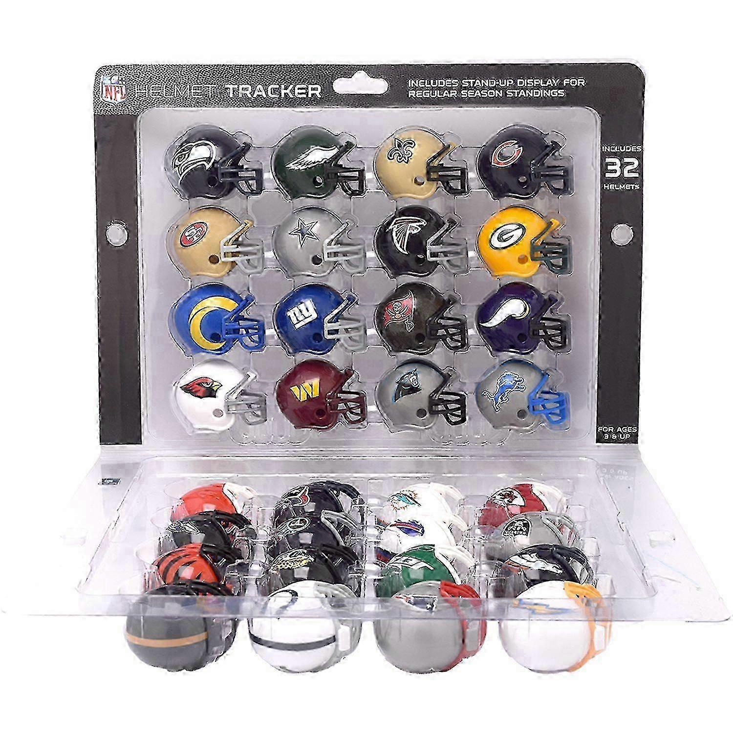 2025 Nfl Standings Playoff Tracker With 32 Nfl Mini Helmets 2024