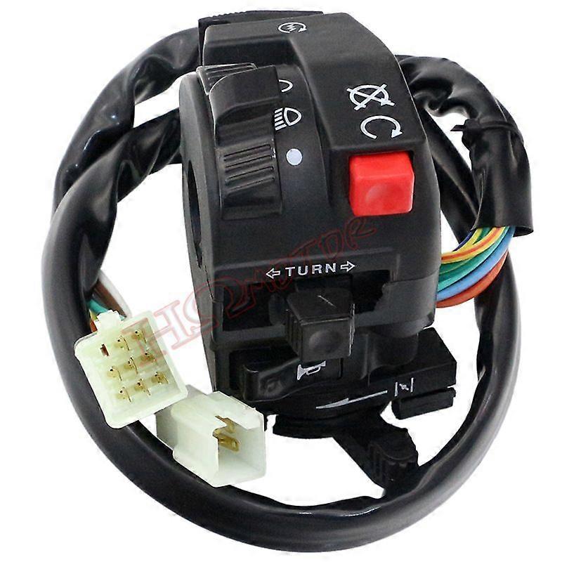Universal Left Handlebar 5 Function Switch Assembly for 110cc-250cc Atvs Motorcycles And Quad Bikes Engine Start Kill Light Control