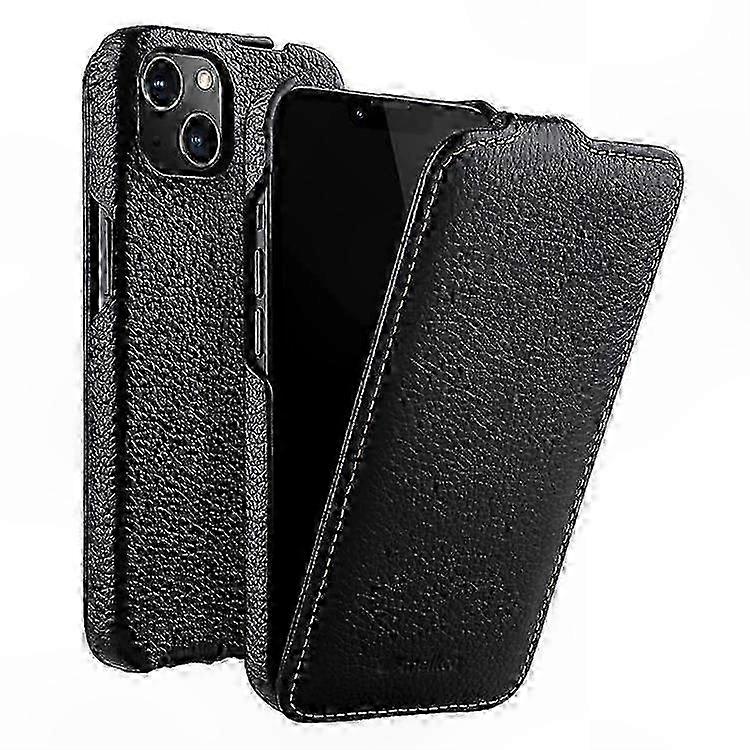 Genuine Leather and PC Material Vertical Flip Case for 13, Ultra-Thin Protective Cover-Compatible with 13