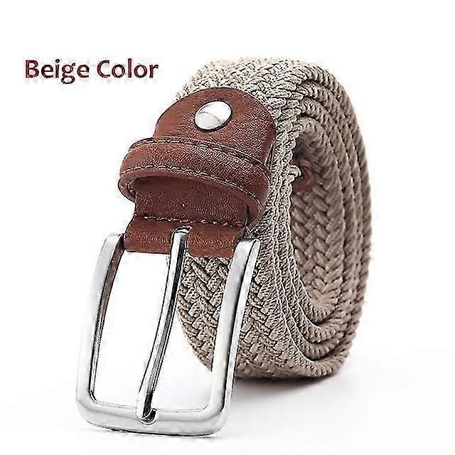 Herr Golf elastiskt bälte läderbälte man flätat elastiskt bälte