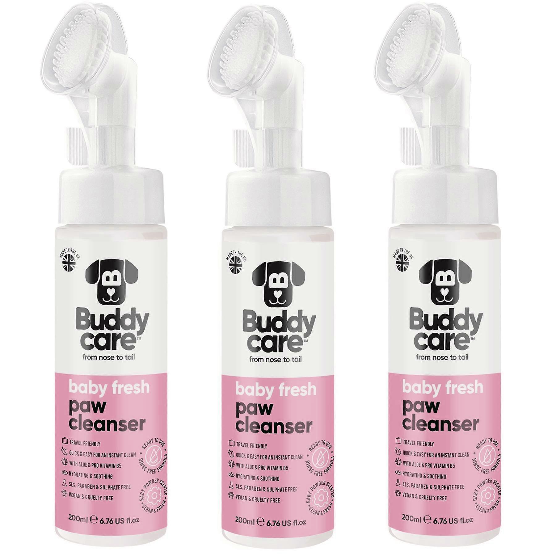 Buddycare - Nettoyant pour les pattes - Baby Fresh - 200ml x3