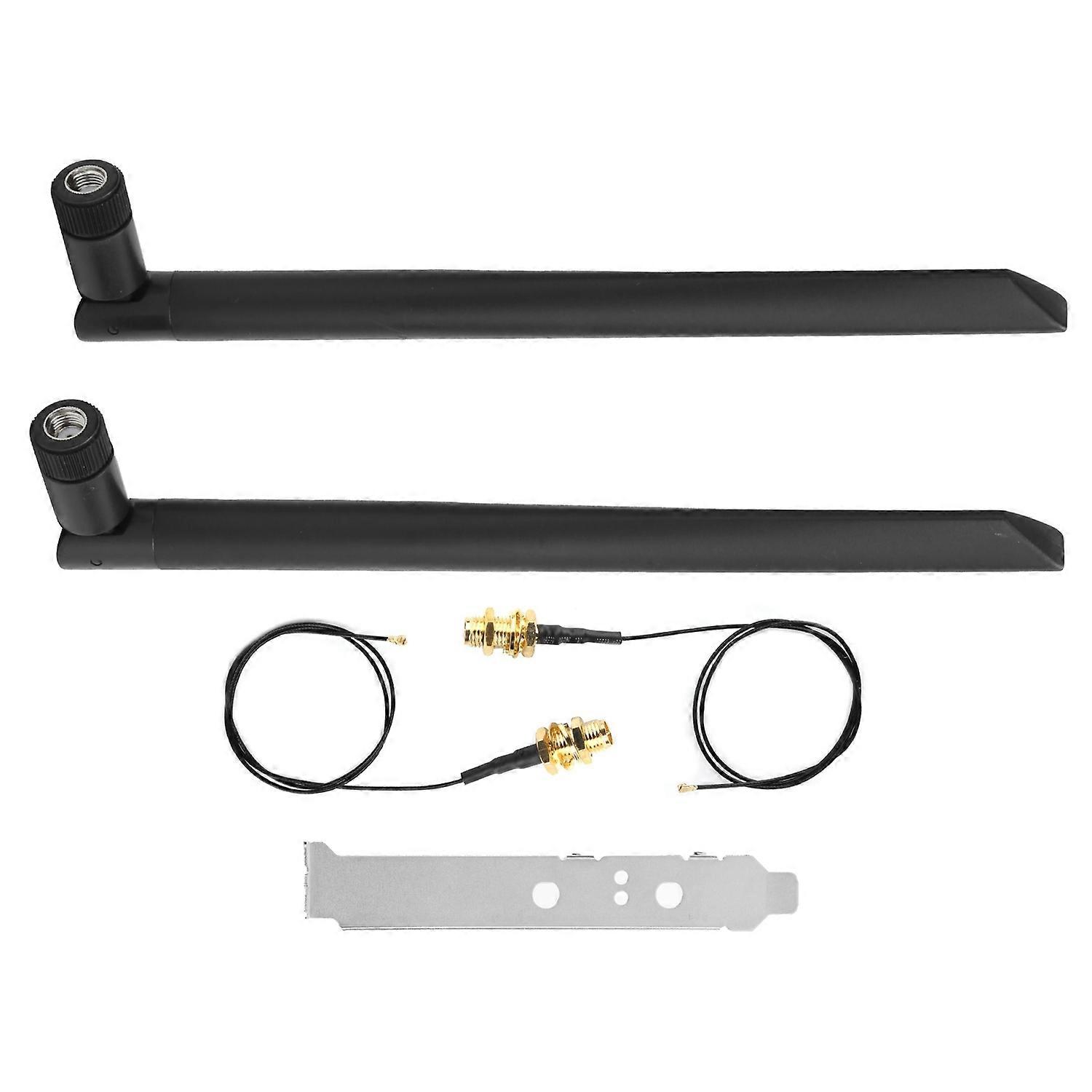 Feature:
1. You can connect the high gain SMA antenna to the NGFF/M.2 wireless network card
2. Suppo