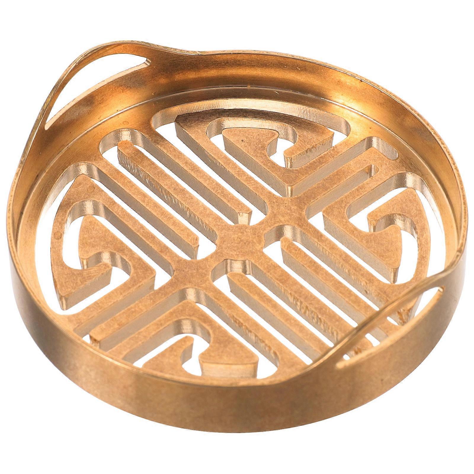 4Pcs Copper Incense Burner Accessory for Ash Pressing Mold Tool