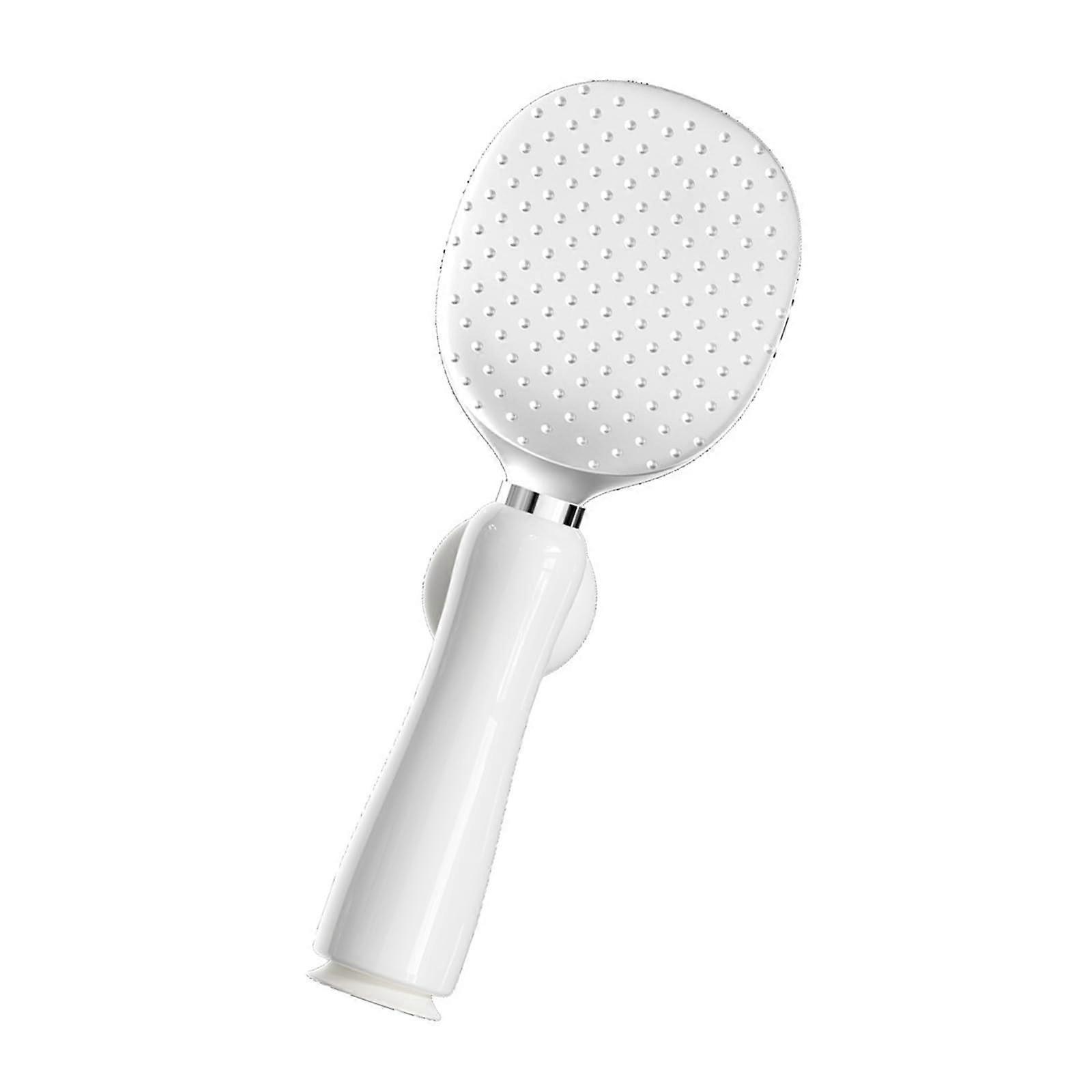 Silicone Rice Spoon with Standing Handle Easy to Clean for Home Cooking and Serving White