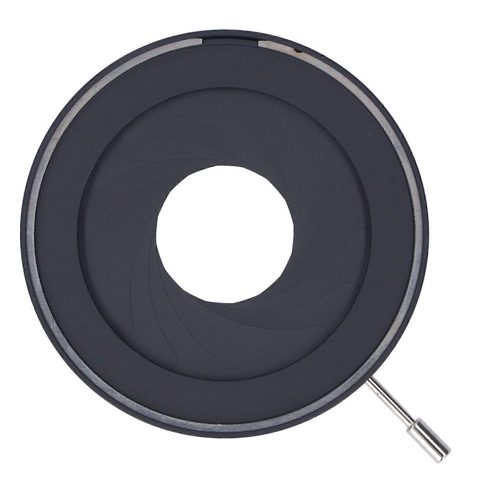 Adjustable Iris Aperture Diaphragm 250mm Microscope Iris Adapter Aperture Adjustable Lens Diaphragm Optical Diaphragm