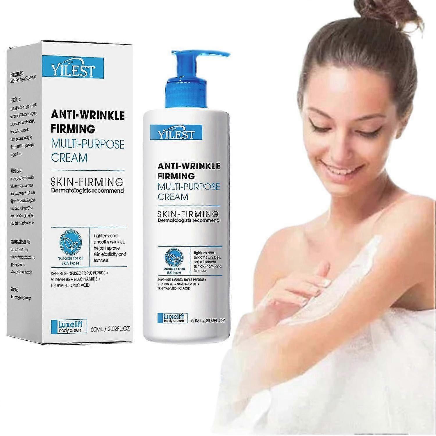 Anti-Wrinkle Firming Multi-Purpose Cream, Advanced Skin Tightening Rejuvenating Cream, Tightens and Smoothes Wrinkles