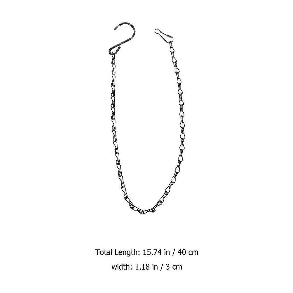 Flower Pot Hanging Chain Chain for Hanging Plants with Hooks for 12Pcs