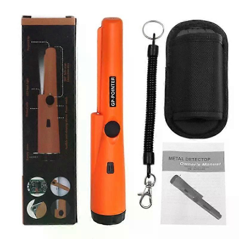 Metal Detector Outdoor Adventure Handheld Metal Detector Pinpointer Finder Waterproof 360 Side Scan Metal Detector Rod