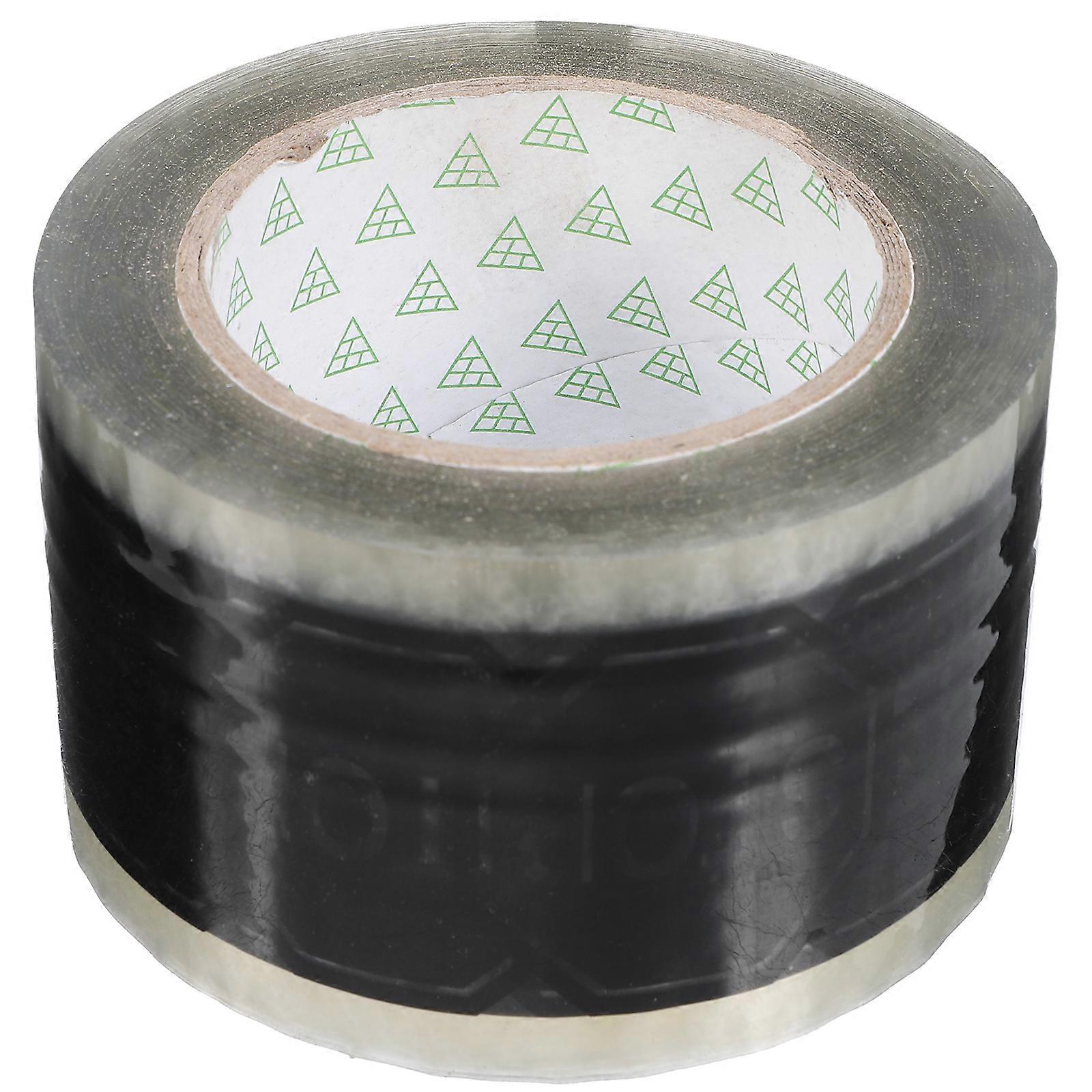 Tamper Safe Tape 1 Roll Packing Tape for Storage and Transportation Black Opp Adhesive Design 1roll