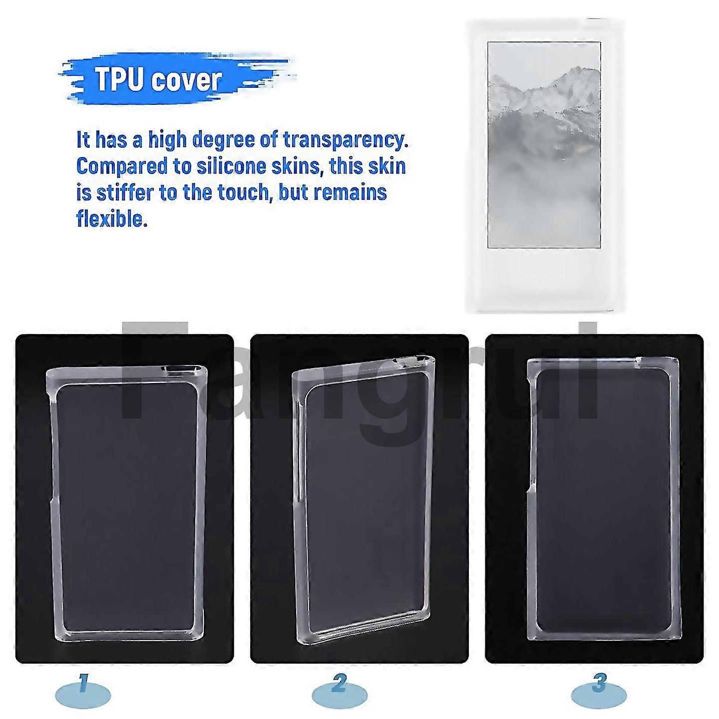For Tpu Rubber Skin Case Compatible With Apple Ipod Nano 7th Generation Frost Clear White