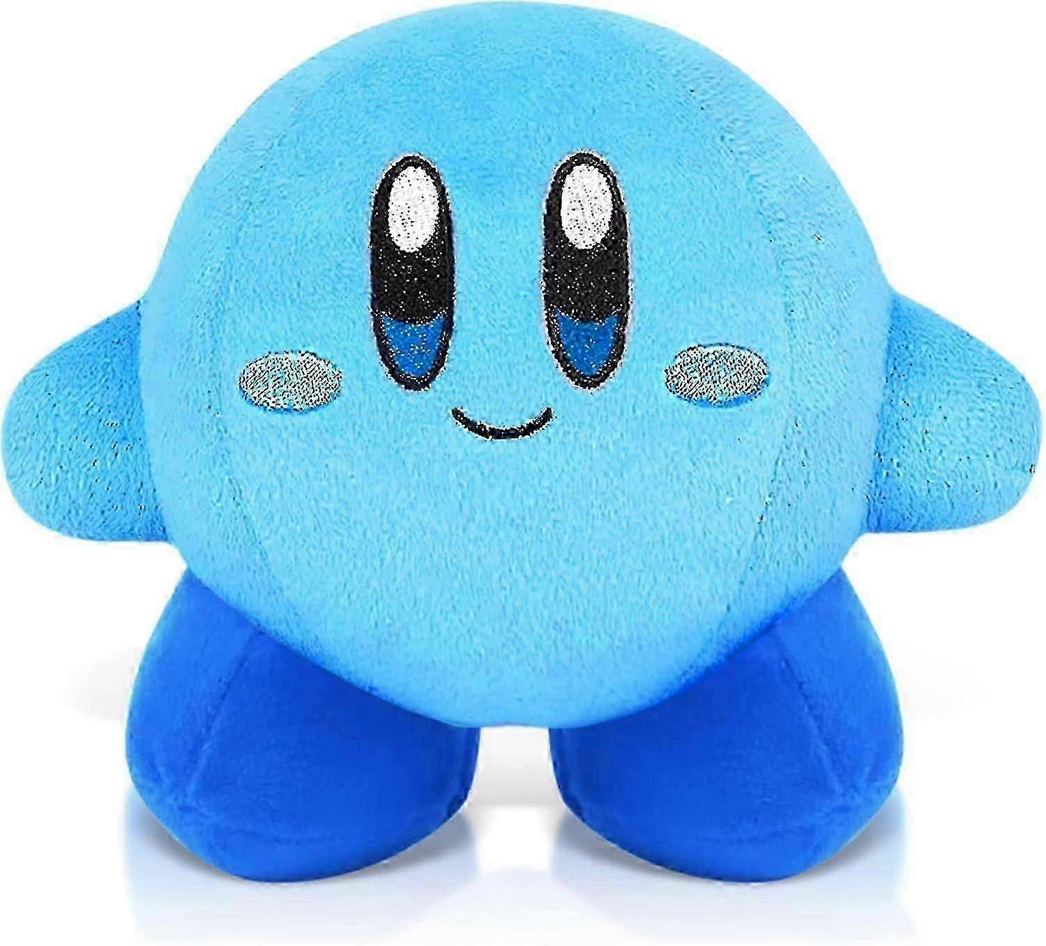 Kirby Plüschtier, 14cm Kirby Plüschtier, Kirby Plüschpuppe, Kirby Plüschtier Entzückende weiche Stoffpuppe Kirby Plüschpuppe für Geburtstagsgeschenk (Blau)