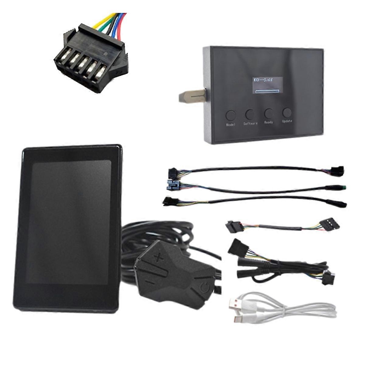 E-Scooter LCD Meter Protocol Writer Identifier Programmer Kit for E-Bike 24V/36V/48V/60V Supports NO